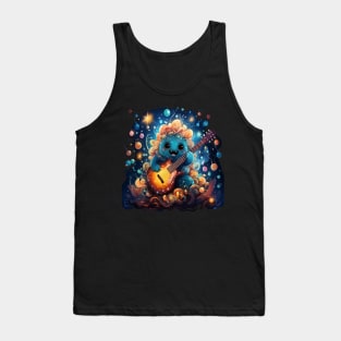 Starfish Playing Guitar Tank Top